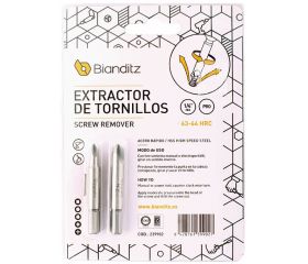 Juego Extractor Tornillos Bianditz 2 pcs. 1/4" bl